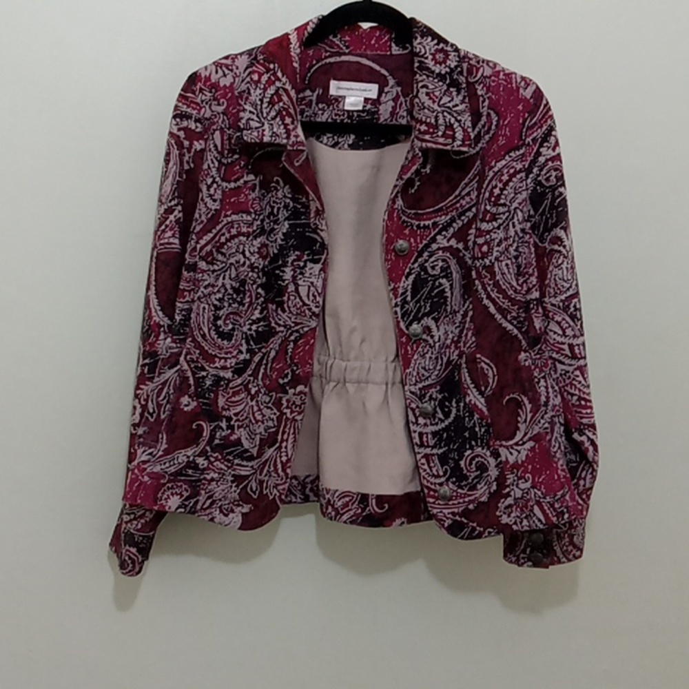 Christopher & Banks Size Small Femine Western Style Pinwale Corduroy Jacket